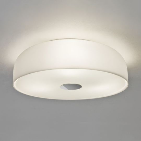 Astro Syros Bathroom Ceiling Light in White Glass