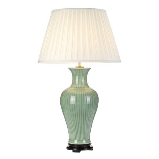 Designer's Lightbox Dalian 1 Light Table Lamp With Tall Empire Shade DL-DALIAN-TL