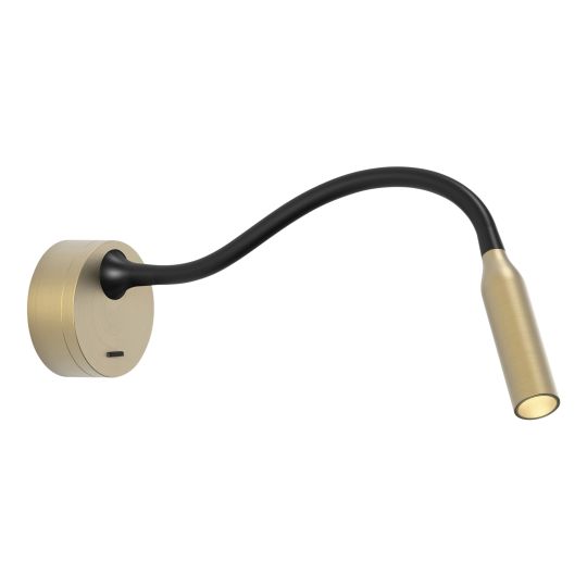 Astro Lucca Surface Indoor Reading Light in Matt Gold (1435003)