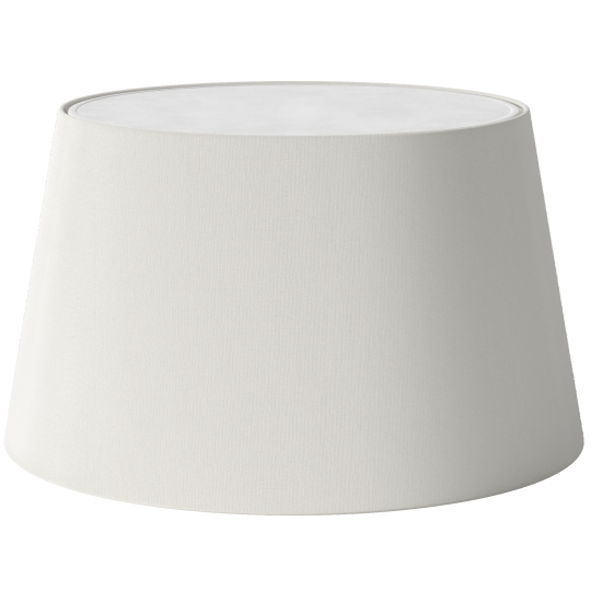Astro French Drum 440 Shade in White Fabric (5047006)
