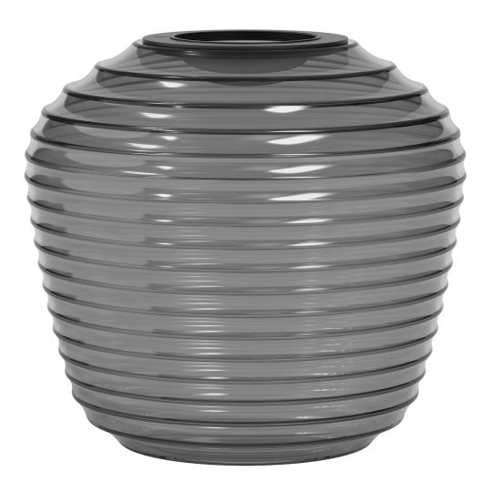 Astro Nara Taper Ribbed Glass - Smoke Shade in Smoked Glass (5039004)
