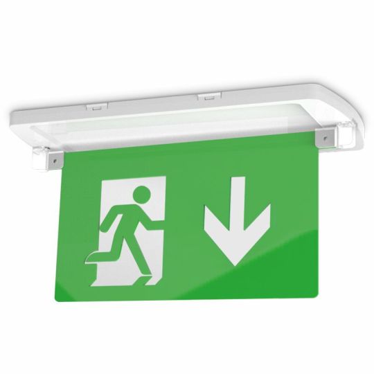 Kosnic Manot Hanging Exit Sign Down (ESGN01-PSD)