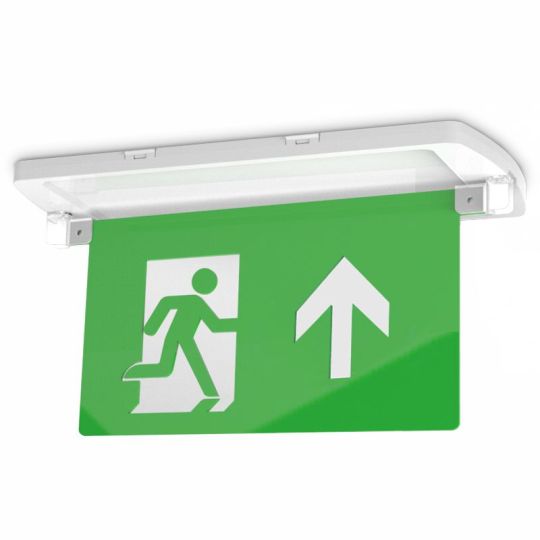 Kosnic Manot Hanging Exit Sign Up (ESGN01-PSU)
