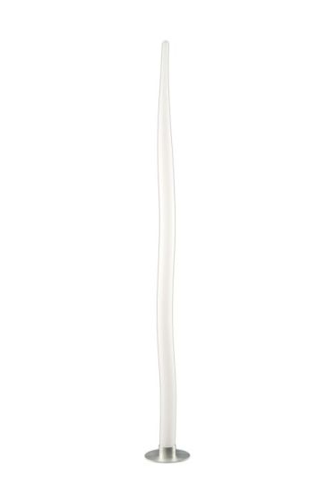 Mantra Estalacta Floor Lamp 1 Light GU10 Indoor/Outdoor IP44 Silver/Opal White