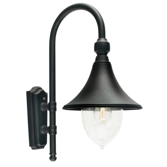 Norlys Firenze 1 Light Wall Lantern - Black 