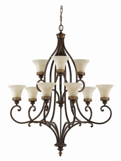 Feiss Drawing Room 9 Light Chandelier