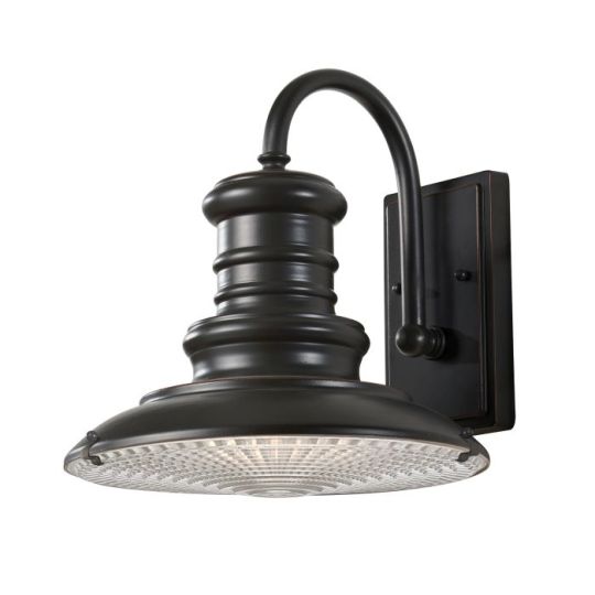 Feiss Redding Station 1 Light Medium Wall Lantern - Restoration Bronze