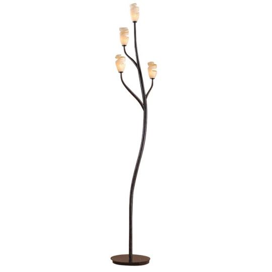 Mantra Forest Floor Lamp 4 Light G9 Brown/Black Oxide NOT LED/CFL Compatible
