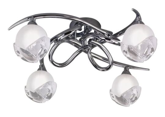 Mantra Fragma Ceiling 4 Light G9 Polished Chrome