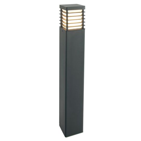 Norlys Halmstad 1 Light Large Bollard - Black