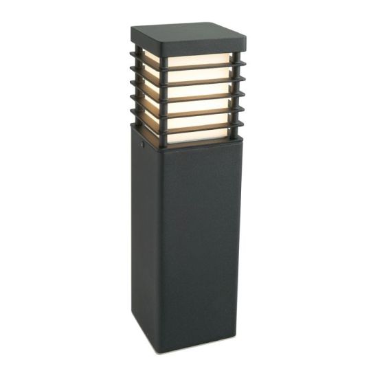 Norlys Halmstad 1 Light Medium Bollard - Black