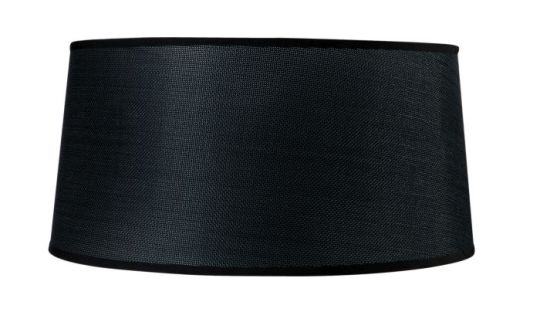Mantra Habana Black Round Shade 410/450mm x 215mm Suitable for Pendant Lights