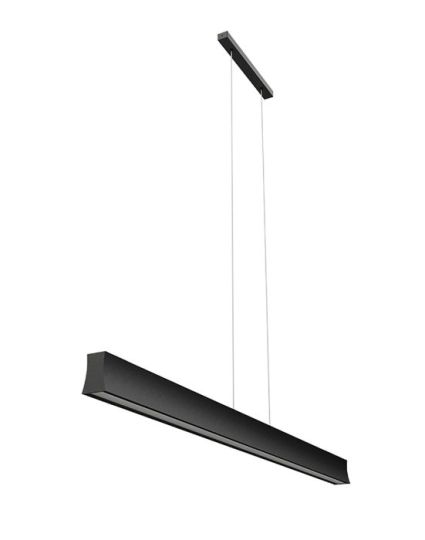 Mantra Hanok Linear Pendant 110? 38W LED 4000K 3000lm Black 3yrs Warranty