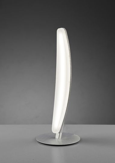 Mantra M4085 Hemisferic Table Lamp 6W LED 3000K 540lm Satin Aluminium/Frosted Acrylic 3yrs Warranty