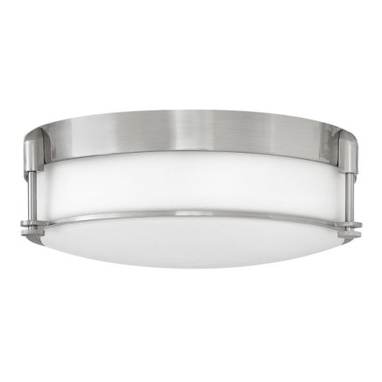 Hinkley Lighting Colbin Medium Flush Mount - Brushed Nickel