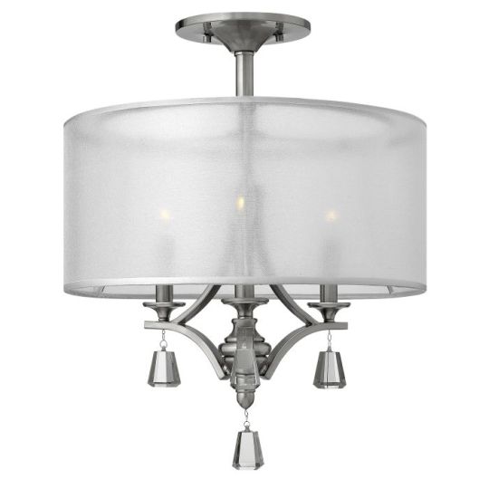 Hinkley Lighting Mime 3 Light Semi-Flush