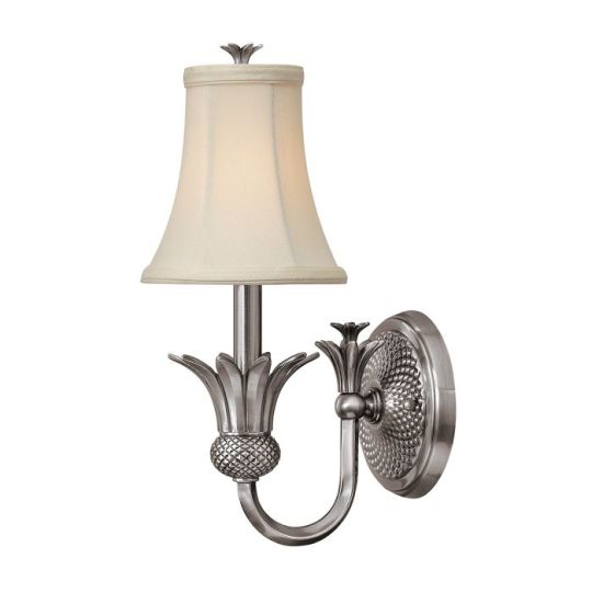 Hinkley Lighting Plantation 1 Light Wall Light - Polished Antique Nickel 