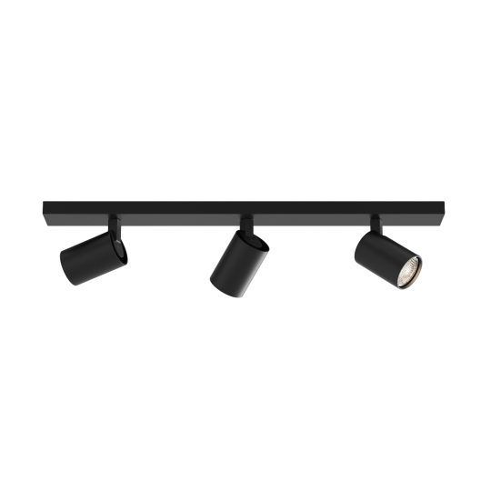 Astro Ascoli Triple Bar Indoor Spotlight in Matt Black (1286128)