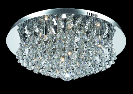 Impex Lighting - PARMA CHROME FLUSH 8LT G9