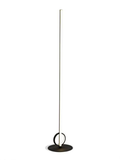 Mantra Kitesurf Floor Lamp 24W LED 3000K 900lm Black 3yrs Warranty
