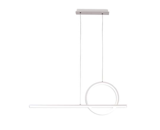 Mantra Kitesurf Loop Over Linear Pendant 30W LED 3000K 2400lm White 3yrs Warranty