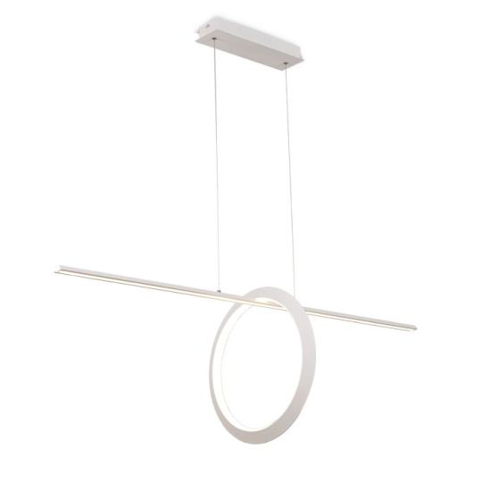 Mantra Kitesurf Loop Under Linear Pendant 30W LED 3000K 2400lm White 3yrs Warranty