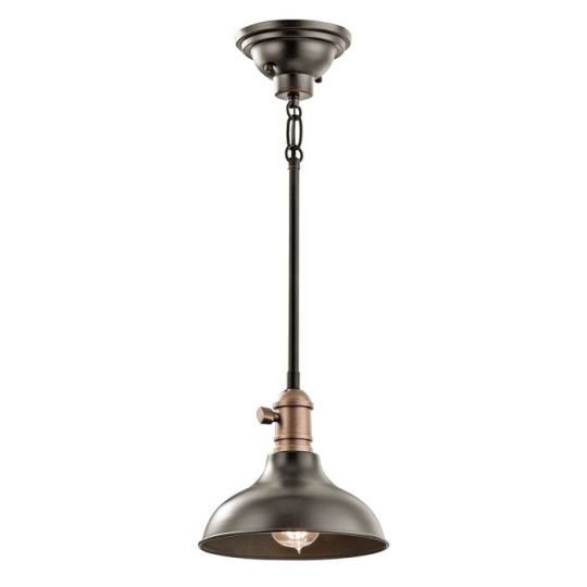 Kichler Cobson 1 Light Mini Pendant - Olde Bronze