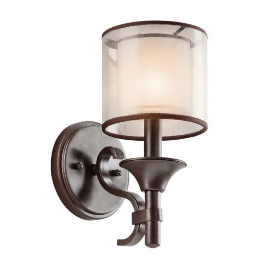 Kichler Lacey 1 Light Wall Light - Mission Bronze