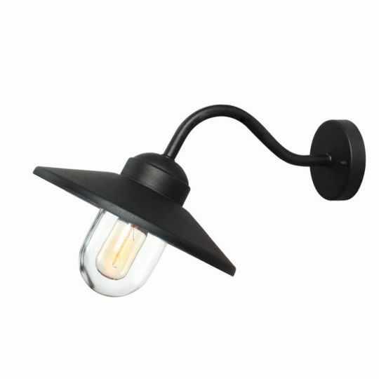 Elstead Lighting Klampenborg 1 Light Wall Lantern - Black