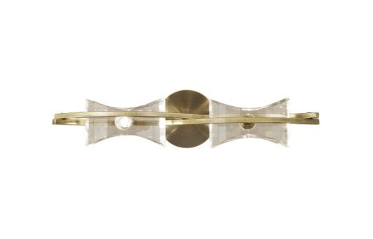Mantra Kromo Wall Lamp Switched 2 Light G9 Antique Brass