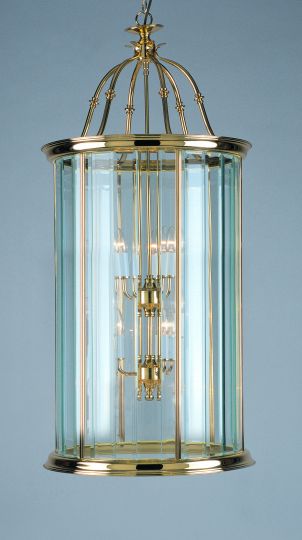 Impex LG07949/6+6/PB Surrey  Series Decorative 12 Light Polished Brass Ceiling Light