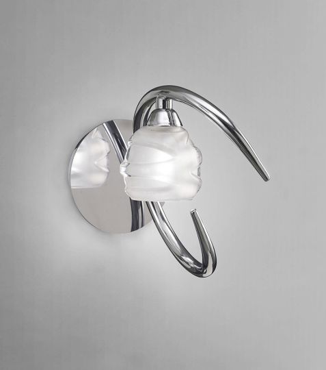 Mantra M1806/S Loop Wall Lamp Switched 1 Light G9 ECO Polished Chrome