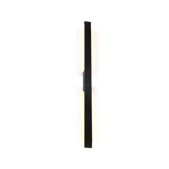 Mantra Lotus 1.2m Wall Lamp 18W LED 3000K 1900lm IP54 Black 3yrs Warranty