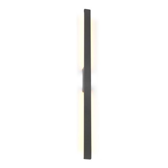 Mantra Lotus 1.4m Wall Lamp 24W LED 3000K 2300lm IP54 Anthracite 3yrs Warranty