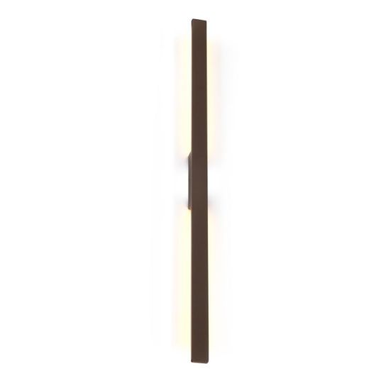 Mantra Lotus 1.4m Wall Lamp 24W LED 3000K 2300lm IP54 Rust Brown 3yrs Warranty