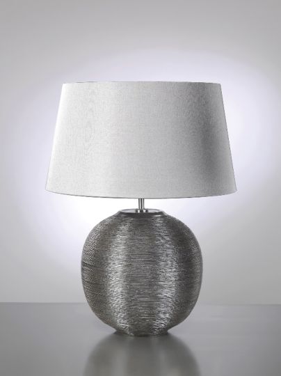 Luis Collection LUI/CAESAR SIL Caesar Silver Table Lamp