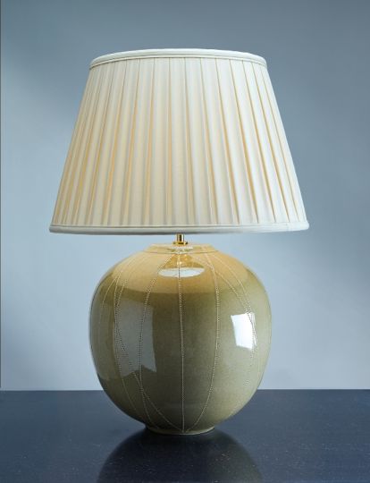 Luis Collection LUI/CANTELOUPE L Canteloupe Large Table Lamp 