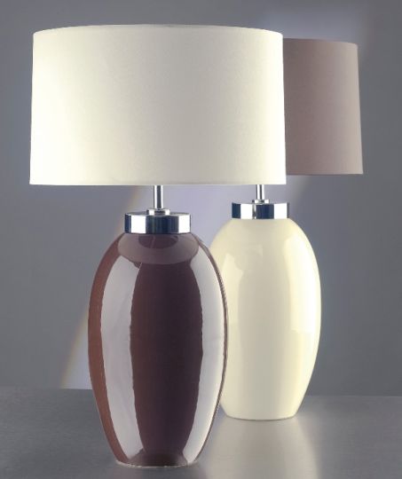 Luis Collection LUI/VICTOR SM CR Victor Small Cream Table Lamp