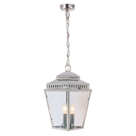 Elstead Lighting Mansion House 3 Light Chain Lantern - Polished Nickel