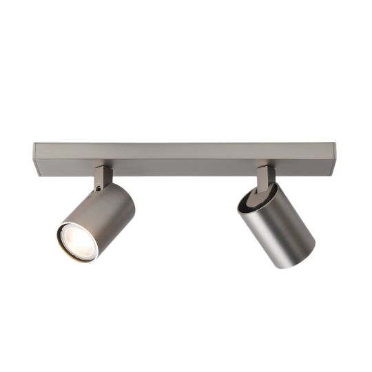 Astro Ascoli Twin Indoor Spotlight in Matte Nickel (1286125)
