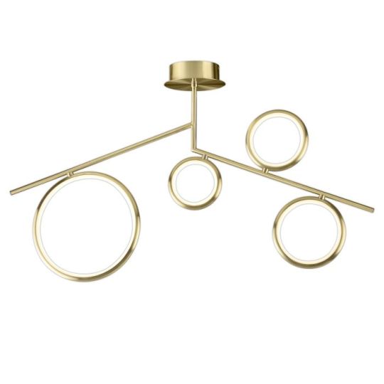 Mantra Olimpia Ceiling 42W LED 3000K 3150lm IP20 Satin Gold 3yrs Warranty