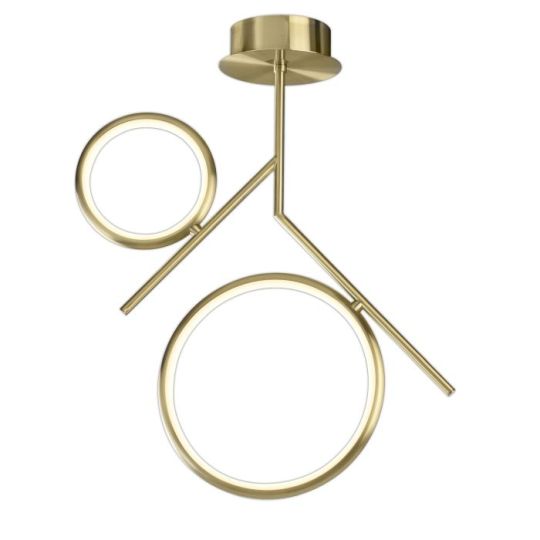 Mantra Olimpia Ceiling 30W LED 3000K 2250lm IP20 Satin Gold 3yrs Warranty