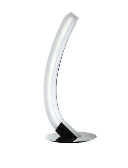 Mantra On Table Lamp Right 5W LED 3000K 500lm Polished Chrome/Frosted Acrylic 3yrs Warranty