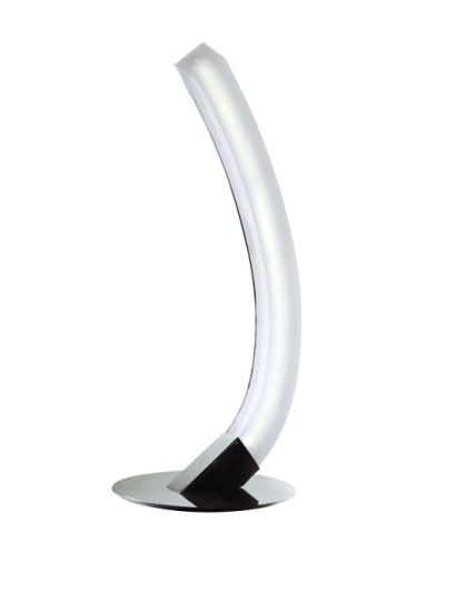 Mantra On Table Lamp Left 5W LED 3000K 500lm Polished Chrome/Frosted Acrylic 3yrs Warranty