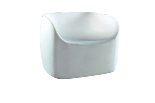 Mantra Pao Small Sofa No Light Outdoor Opal White Item Weight: 16.3kg