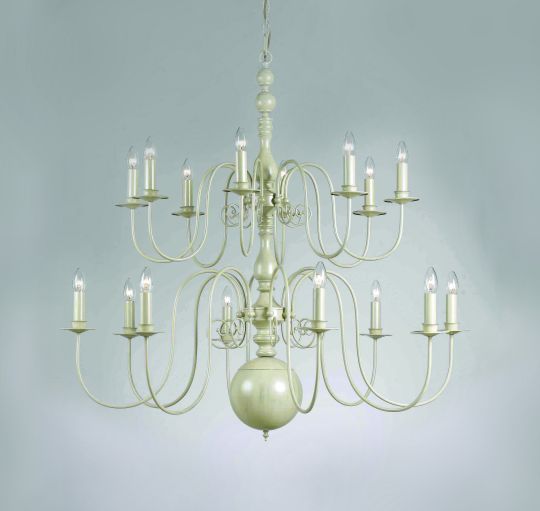 Impex Lighting - FLEMISH STYLE - CREAM (8+8)