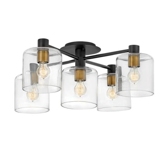 Hinkley Lighting Axel 5 Light Semi-Flush Mount