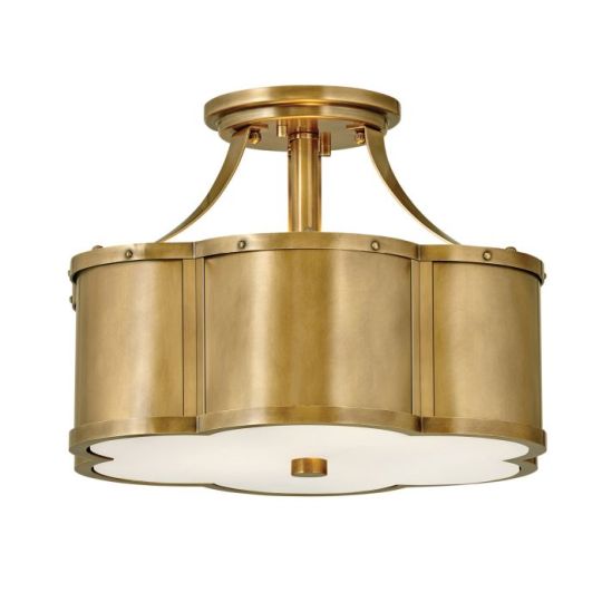 Hinkley Lighting Chance 2 Light Semi-Flush Mount