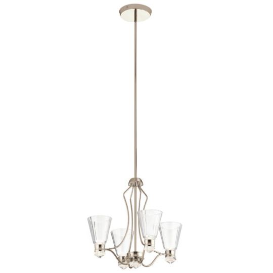 Kichler Kayva Led 9 Light 4 Arm Chandelier 