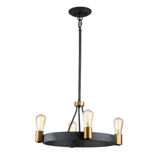 Hinkley Lighting Silas  4 Light Pendant/ Semi-Flush